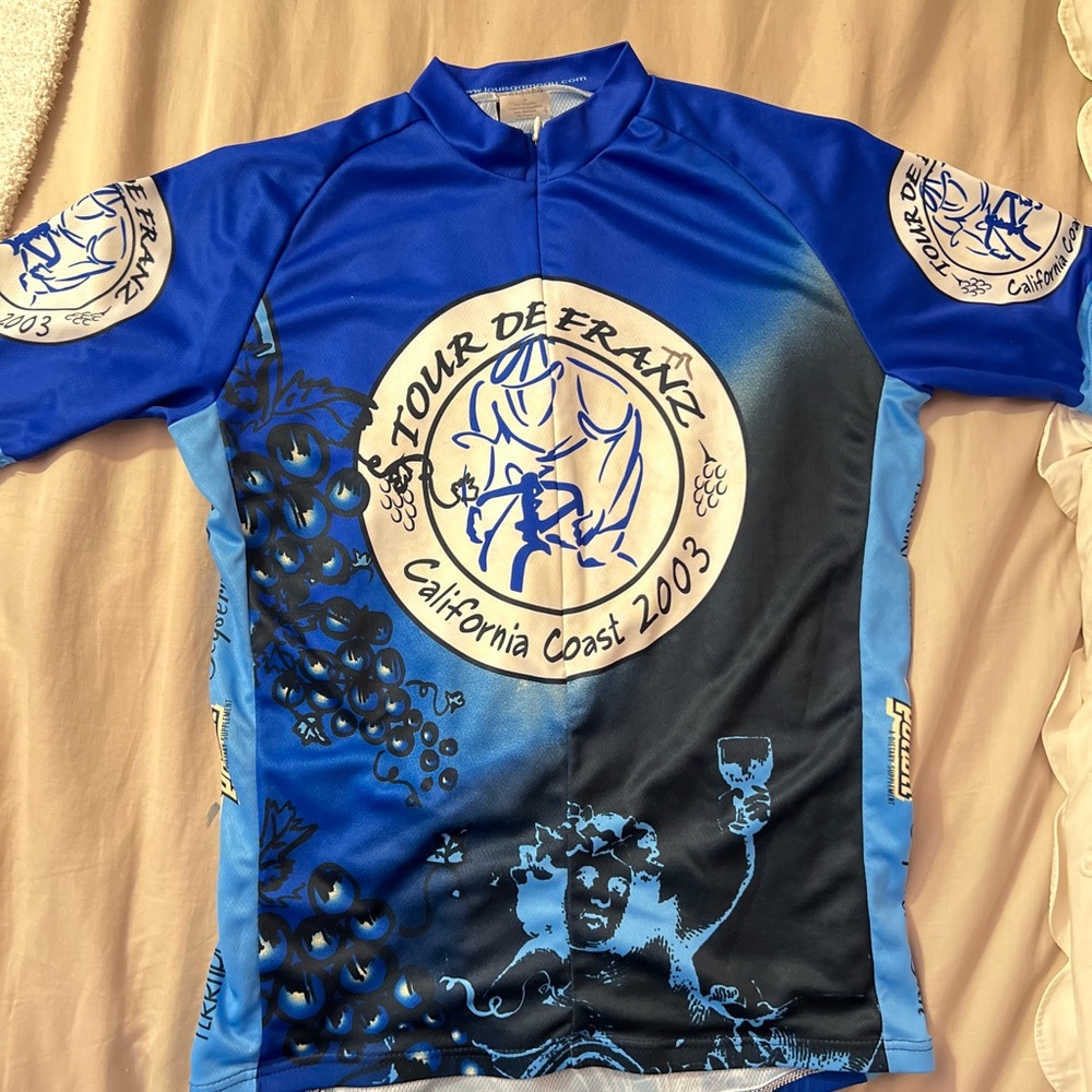 Tour de France Blue Cycling Jersey